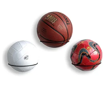 1 шт. настенный баскетбольный мяч, железный каркас, баскетбольный футбольный мяч, многоцелевая полка для показа мячей, стеллаж для хранения, стеллаж для выставки товаров