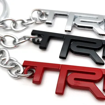 3D Металлический Брелок С Логотипом TRD, Брелок Для Автомобильных Ключей, Держатель для Toyota Corolla Rav4 CHR Prius Camry Highlander Yaris, Аксессуары
