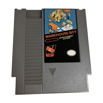 8-битная игровая карта с 72 контактами, картридж для видеоигры WAREHOUSE BOY NTSC и Pal версии для NES