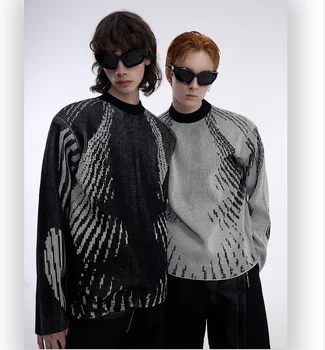 G08187 Модные мужские свитера 2023 Подиум Роскошный известный бренд Европейский дизайн Мужская одежда для вечеринок