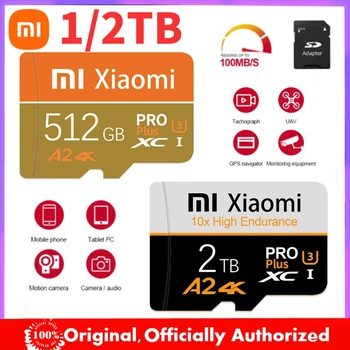 Xiaomi Ultra Micro Mini Карта памяти 1 ТБ 2 ТБ SD / TF Флэш-карта 64 ГБ 128 ГБ 256 ГБ 512 ГБ V30 SD-Карта для Телефона / Компьютера / Камеры / Игры
