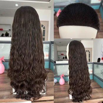 В наличии 28-дюймовый многослойный парик с резинкой для волос Virgin, длинный волнистый чудо-парик, подчеркивающий резинку для волос, парики для женщин, можем отправить быстро