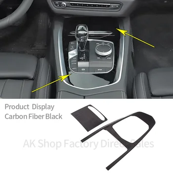 Декоративная рамка центральной панели управления, отделка из настоящего углеродного волокна для BMW Z4 G29 2017-22, Аксессуары для стайлинга салона автомобиля