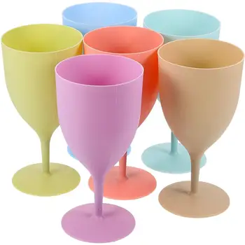 Десертные чашки Стеклянные Стаканы Пластиковые стаканчики, Бокалы для тостов на вечеринке с шампанским, Бокалы для сока, Бокалы для чая Со льдом для десерта