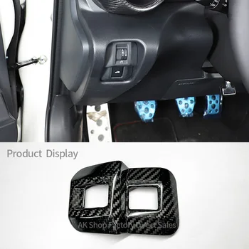 Кнопка включения багажника, Накладка на раму, Декоративная панель из настоящего углеродного волокна для Subaru BRZ 2022, Аксессуары для стайлинга салона автомобиля