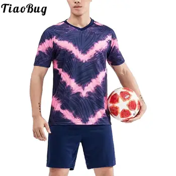 Летний спортивный комплект для мальчиков и девочек, быстросохнущий спортивный костюм, футбольная баскетбольная форма, футболка с коротким рукавом и шорты на завязках