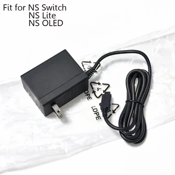 Оригинальный домашний адаптер переменного тока для OLED-консоли NS Switch Lite, конвертер, адаптер питания, зарядное устройство для путешествий