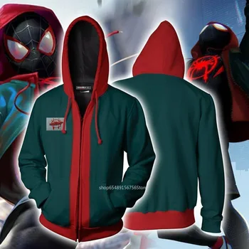 Пальто Disney Spiderman Miles Morales, толстовка 
