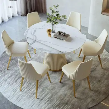 Передвижной обеденный стол в ресторане высокого класса, Практичная гостиная, Чайные столики, Круглый салон Mesa De Centro, мебель для дома