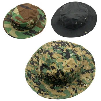 Шляпа-пенни в стиле милитари, Шляпа с круглыми полями, защита от солнца, большие поля, складной тактический камуфляж, долговечность